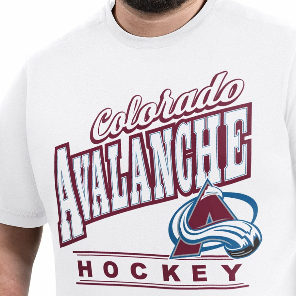 Colorado Avalanche G-III Sports by Carl Banks Adaptive Headliner T-Shirt - White | NHL on sale