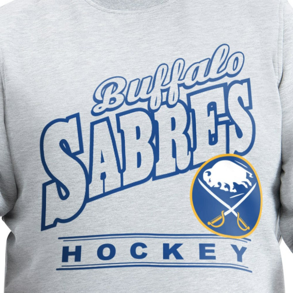 Buffalo Sabres G-III Sports by Carl Banks Adaptive Headliner Fleece Sweatshirt - Gray | NHL Clearance