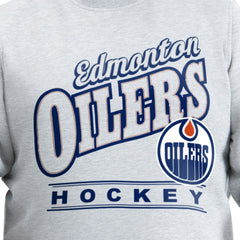 Edmonton Oilers G-III Sports by Carl Banks Adaptive Headliner Fleece Sweatshirt - Gray | NHL online