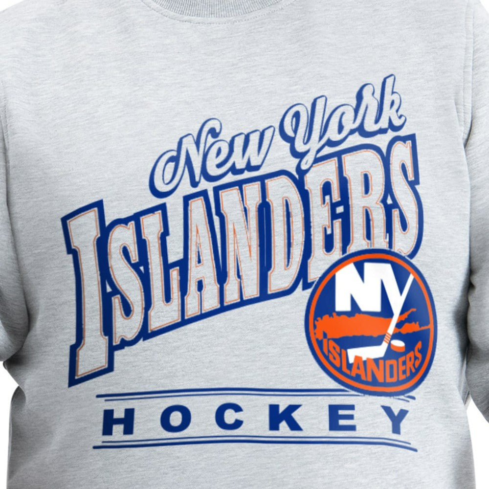 New York Islanders G-III Sports by Carl Banks Adaptive Headliner Fleece Sweatshirt - Gray | NHL discount