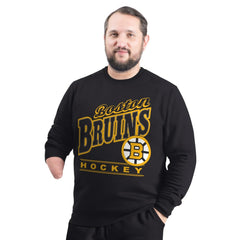 Boston Bruins G-III Sports by Carl Banks Adaptive Headliner Fleece Sweatshirt - Black | NHL online