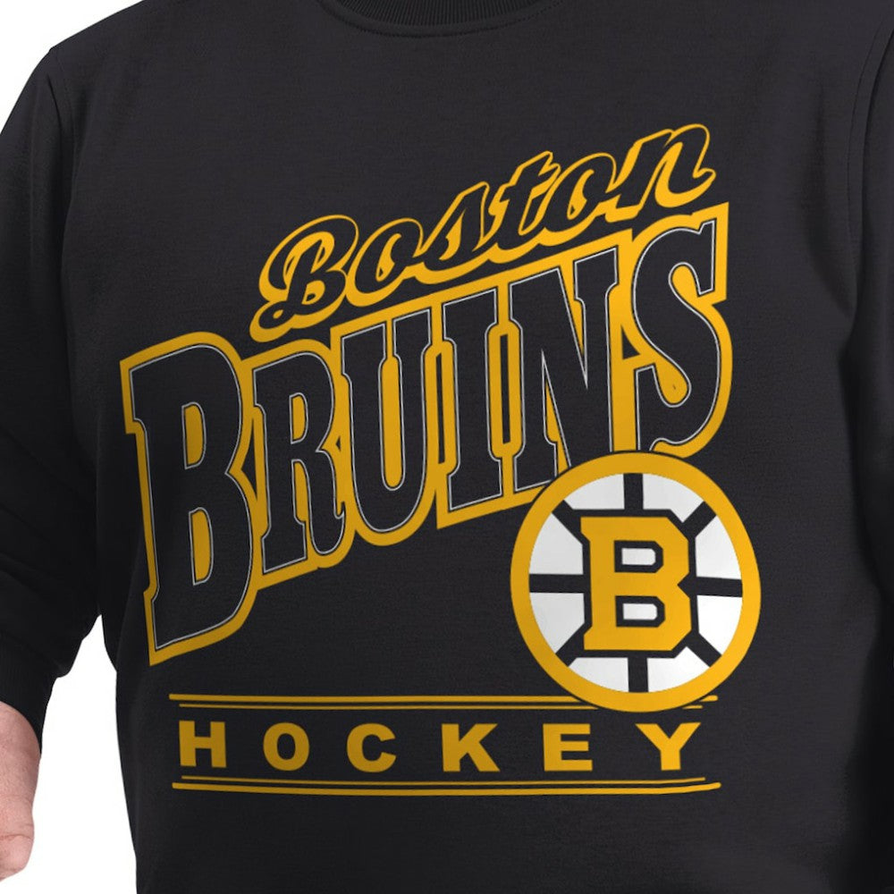 Boston Bruins G-III Sports by Carl Banks Adaptive Headliner Fleece Sweatshirt - Black | NHL online