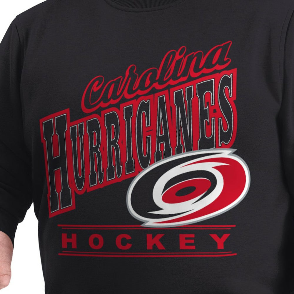 Carolina Hurricanes G-III Sports by Carl Banks Adaptive Headliner Fleece Sweatshirt - Black | NHL sale