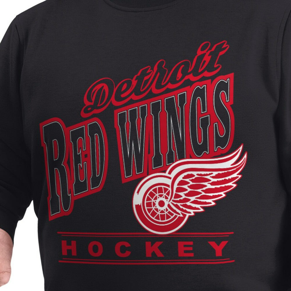 Detroit Red Wings G-III Sports by Carl Banks Adaptive Headliner Fleece Sweatshirt - Black | NHL online