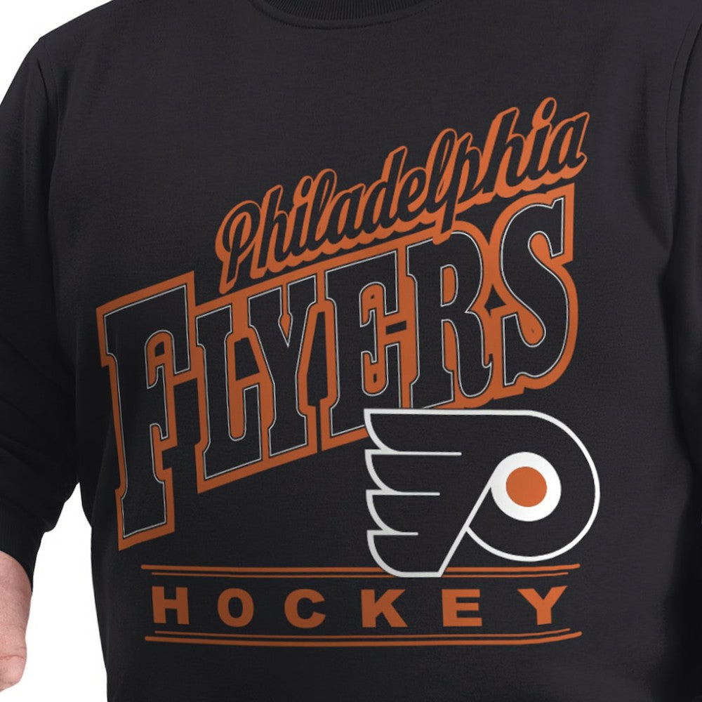 Philadelphia Flyers G-III Sports by Carl Banks Adaptive Headliner Fleece Sweatshirt - Black | NHL online