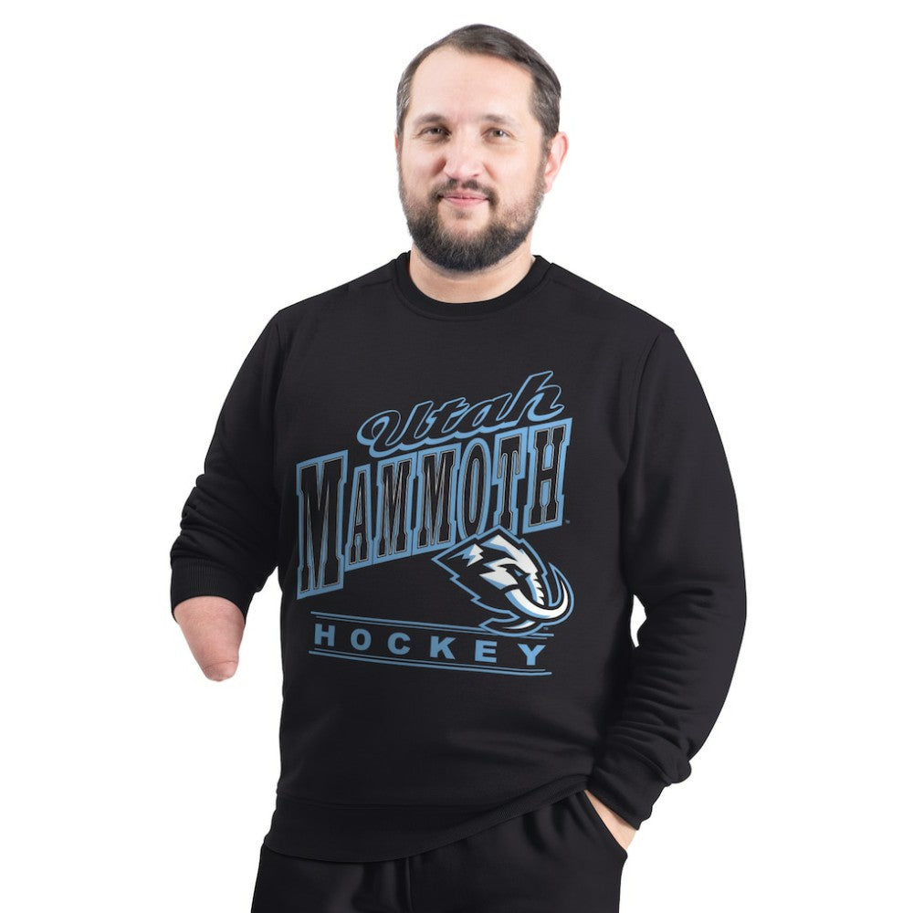 Utah Mammoth G-III Sports by Carl Banks Adaptive Headliner Fleece Sweatshirt - Black | NHL near me