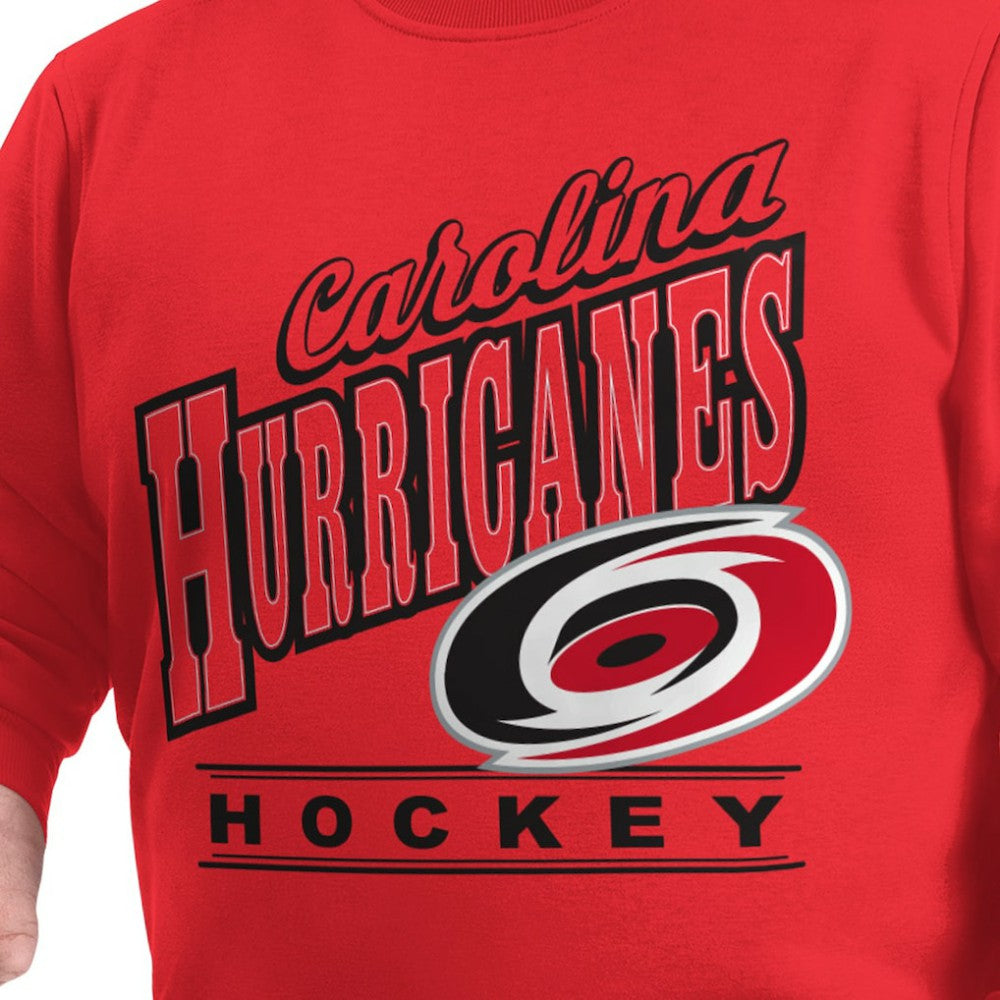 Carolina Hurricanes G-III Sports by Carl Banks Adaptive Headliner Fleece Sweatshirt - Red | NHL sale
