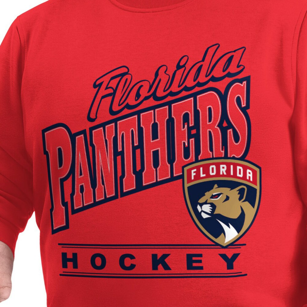 Florida Panthers G-III Sports by Carl Banks Adaptive Headliner Fleece Sweatshirt - Red | NHL on sale