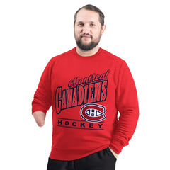 Montreal Canadiens G-III Sports by Carl Banks Adaptive Headliner Fleece Sweatshirt - Red | NHL sale