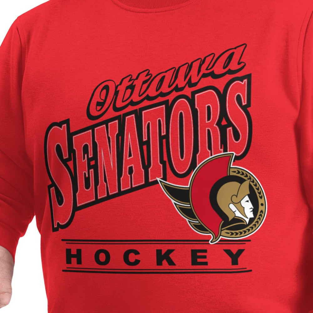 Ottawa Senators G-III Sports by Carl Banks Adaptive Headliner Fleece Sweatshirt - Red | NHL sale