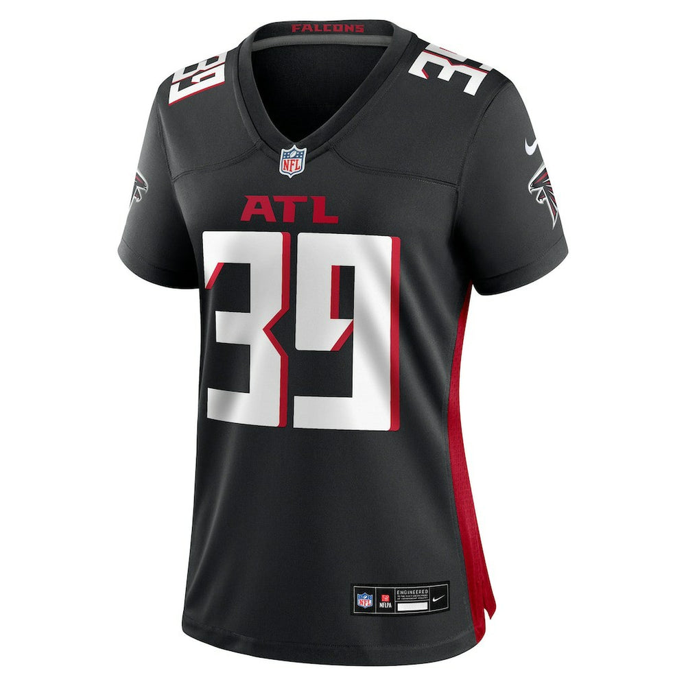 John Parker Romo Atlanta Falcons Women's Team Game Jersey - Black - Nike