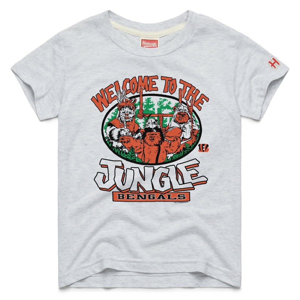 Cincinnati Bengals Homage Youth Star Wars x NFL Tri-Blend T-Shirt - White - NFL