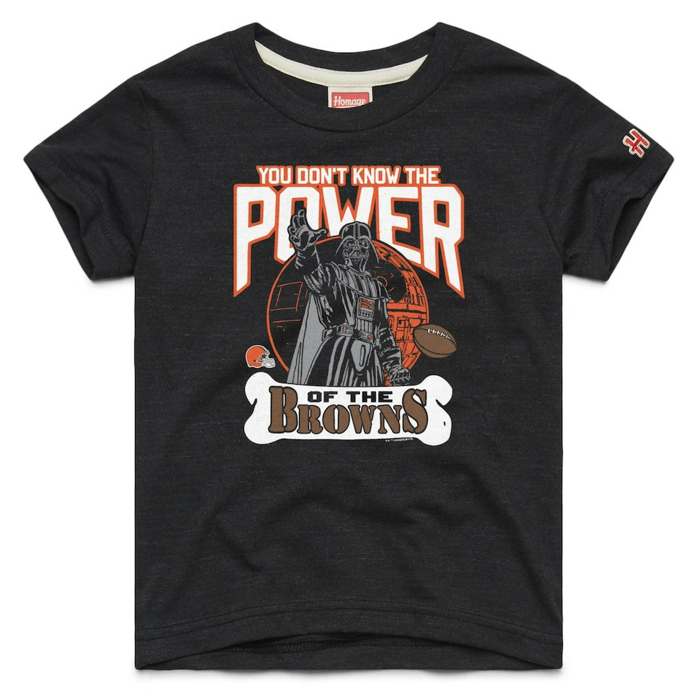 Cleveland Browns Homage Youth Star Wars x NFL Tri-Blend T-Shirt - Black - NFL