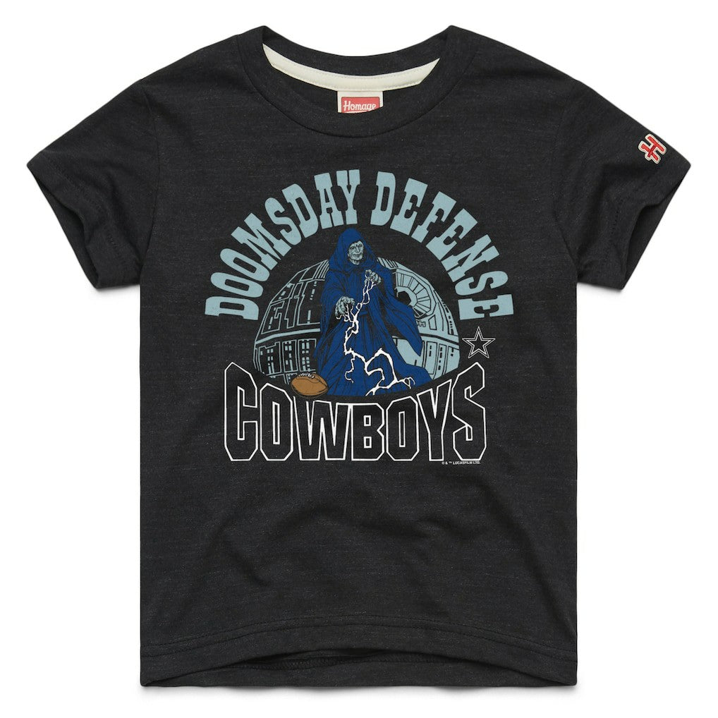 Dallas Cowboys Homage Youth Star Wars x NFL Tri-Blend T-Shirt - Black - NFL
