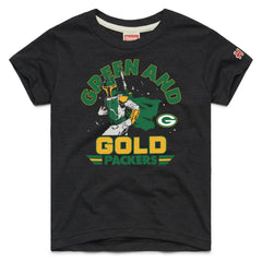 Green Bay Packers Homage Youth Star Wars x NFL Tri-Blend T-Shirt - Black - NFL