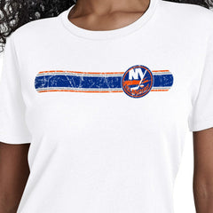 New York Islanders Starter Women's Team Stripe T-Shirt - White | NHL discount