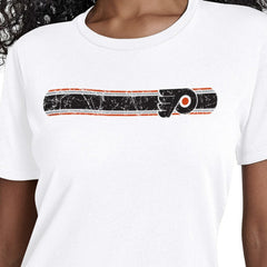 Philadelphia Flyers Starter Women's Team Stripe T-Shirt - White | NHL sale