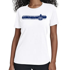 Toronto Maple Leafs Starter Women's Team Stripe T-Shirt - White | NHL near me