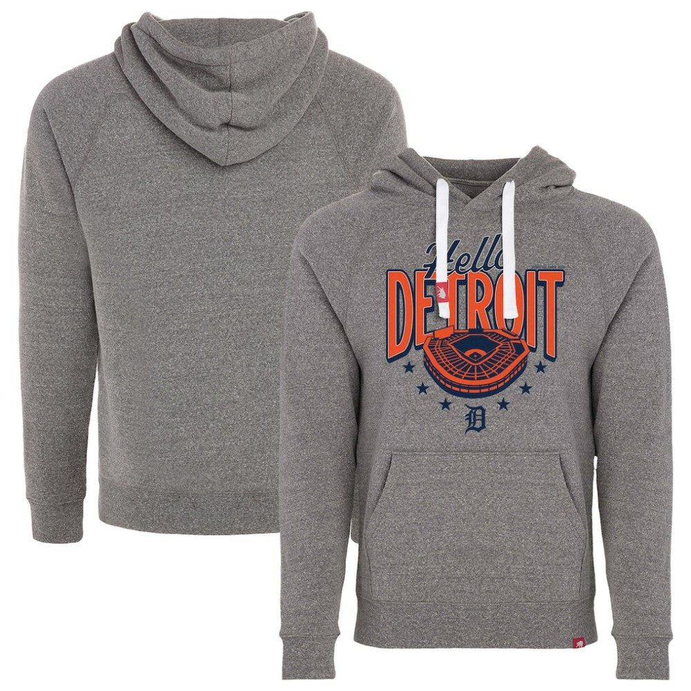 Detroit Tigers Sportiqe Unisex Hello Detroit Olsen Tri-Blend Fleece Hoodie Sale