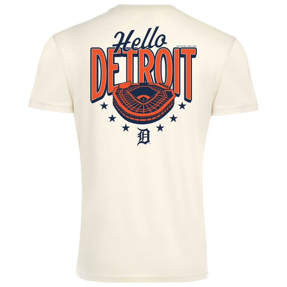 Detroit Tigers Sportiqe Unisex Hello Detroit Duke Oversized T-Shirt Outlet