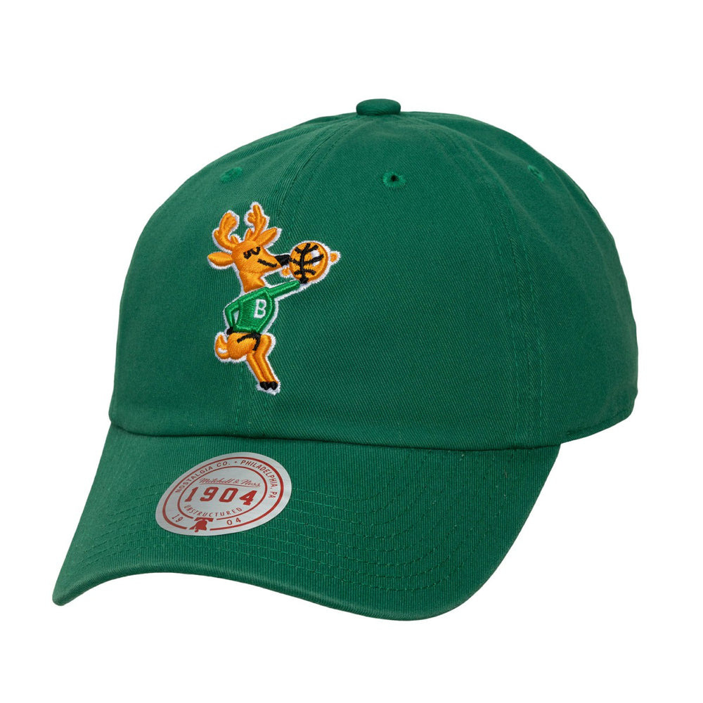 Mitchell & Ness Milwaukee Bucks Hardwood Classics 1904 Adjustable Hat Hunter Green