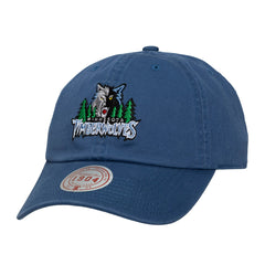 Mitchell & Ness Minnesota Timberwolves Hardwood Classics 1904 Adjustable Hat Blue