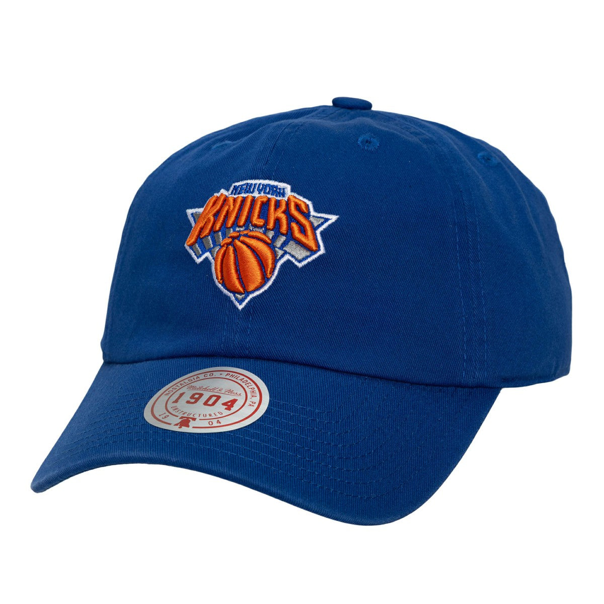 Mitchell & Ness New York Knicks Hardwood Classics 1904 Adjustable Hat Blue