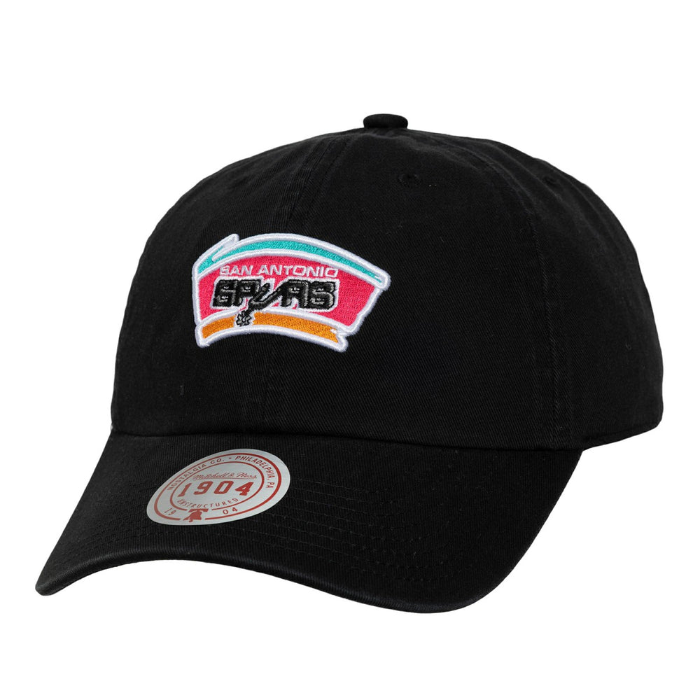 Mitchell & Ness San Antonio Spurs Hardwood Classics 1904 Adjustable Hat Black