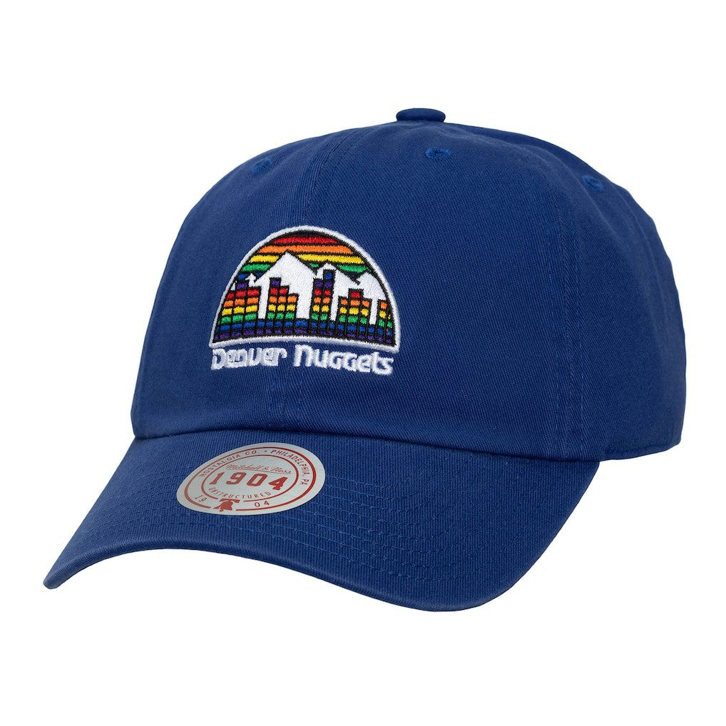 Mitchell & Ness Denver Nuggets Hardwood Classics 1904 Adjustable Hat Navy