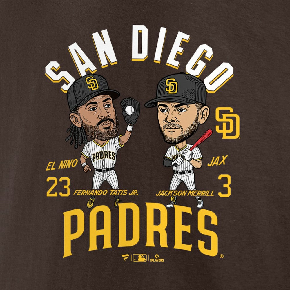 Fernando Tatis Jr. & Jackson Merrill San Diego Padres Player Duo T-Shirt Discount