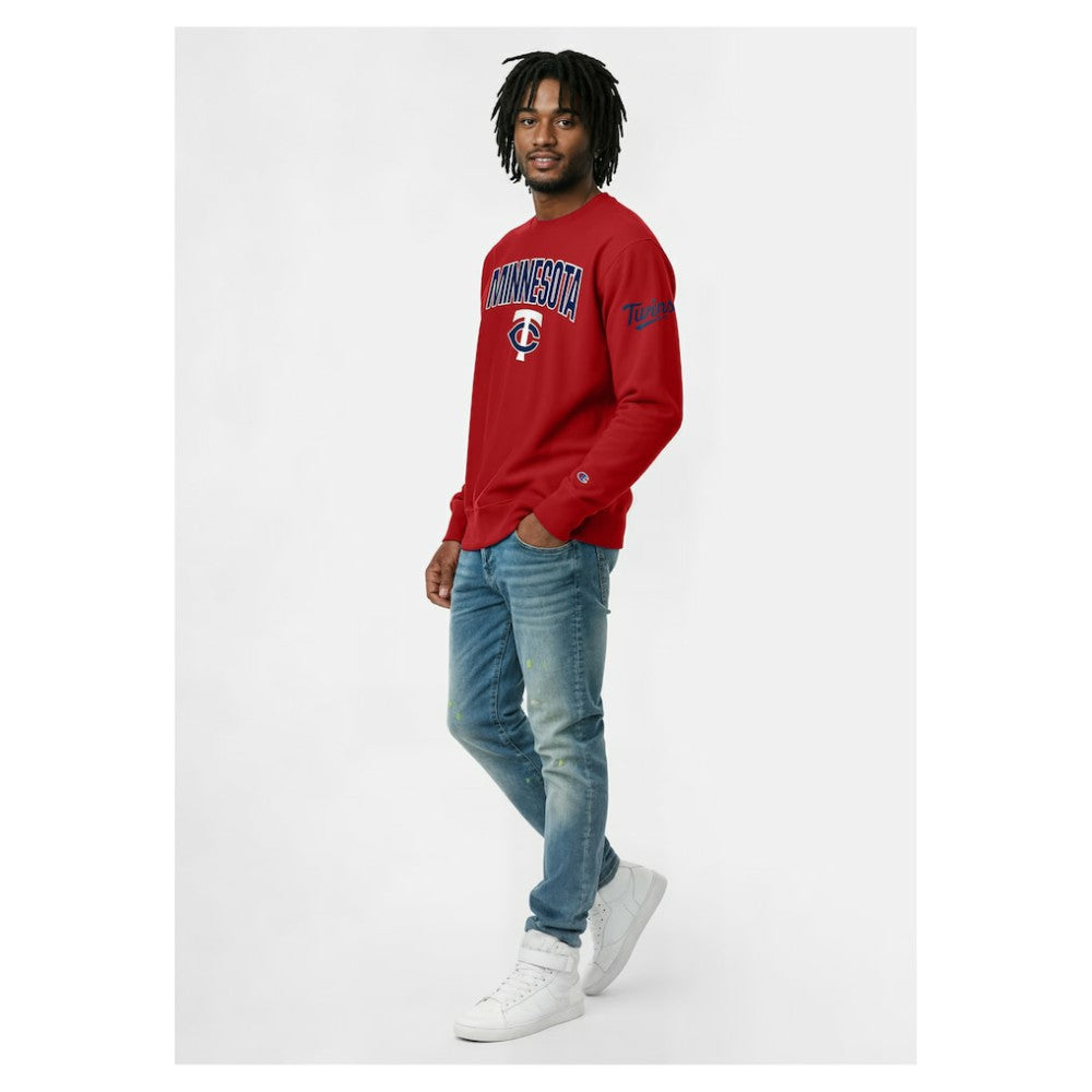Minnesota Twins Champion Reverse Weave Chenille Sweatshirt Outlet
