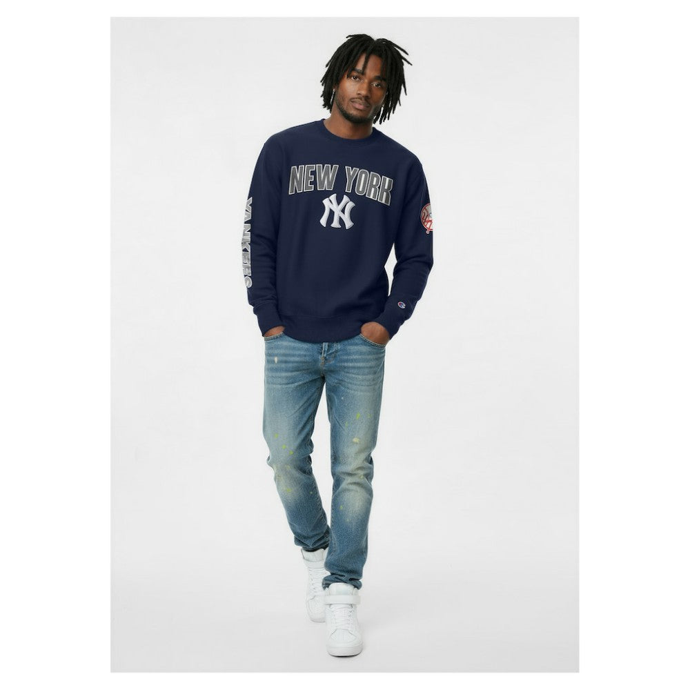 New York Yankees Champion Reverse Weave Chenille Sweatshirt Sale
