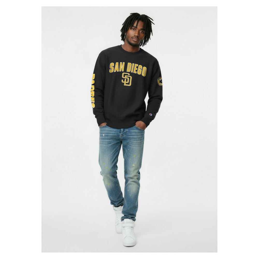 San Diego Padres Champion Reverse Weave Chenille Sweatshirt Discount