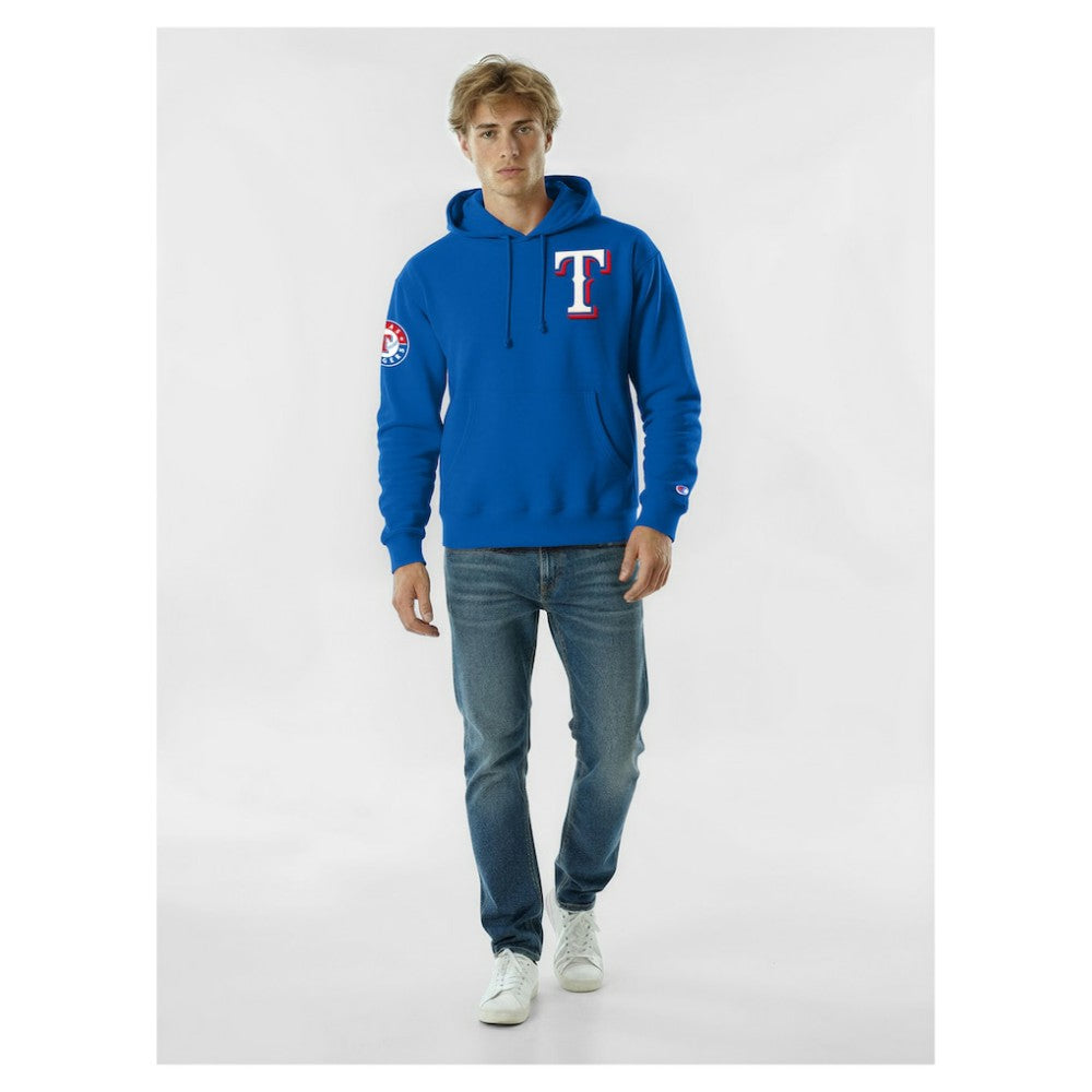Texas Rangers Champion Reverse Weave Chenille Hoodie Near Me