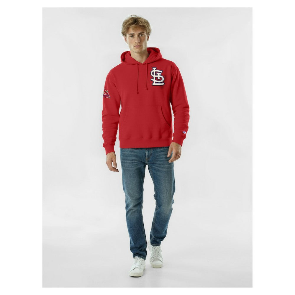 St. Louis Cardinals Champion Reverse Weave Chenille Hoodie Sale