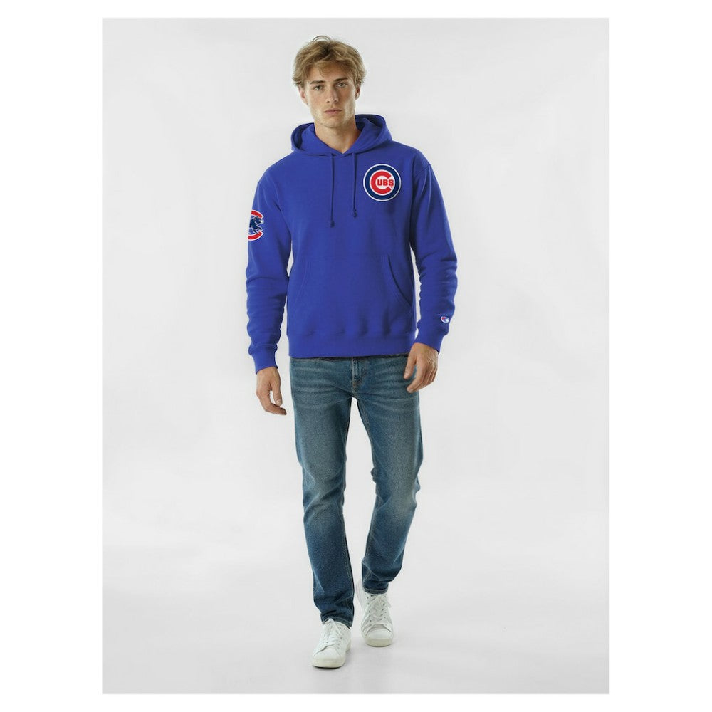 Chicago Cubs Champion Reverse Weave Chenille Hoodie Outlet