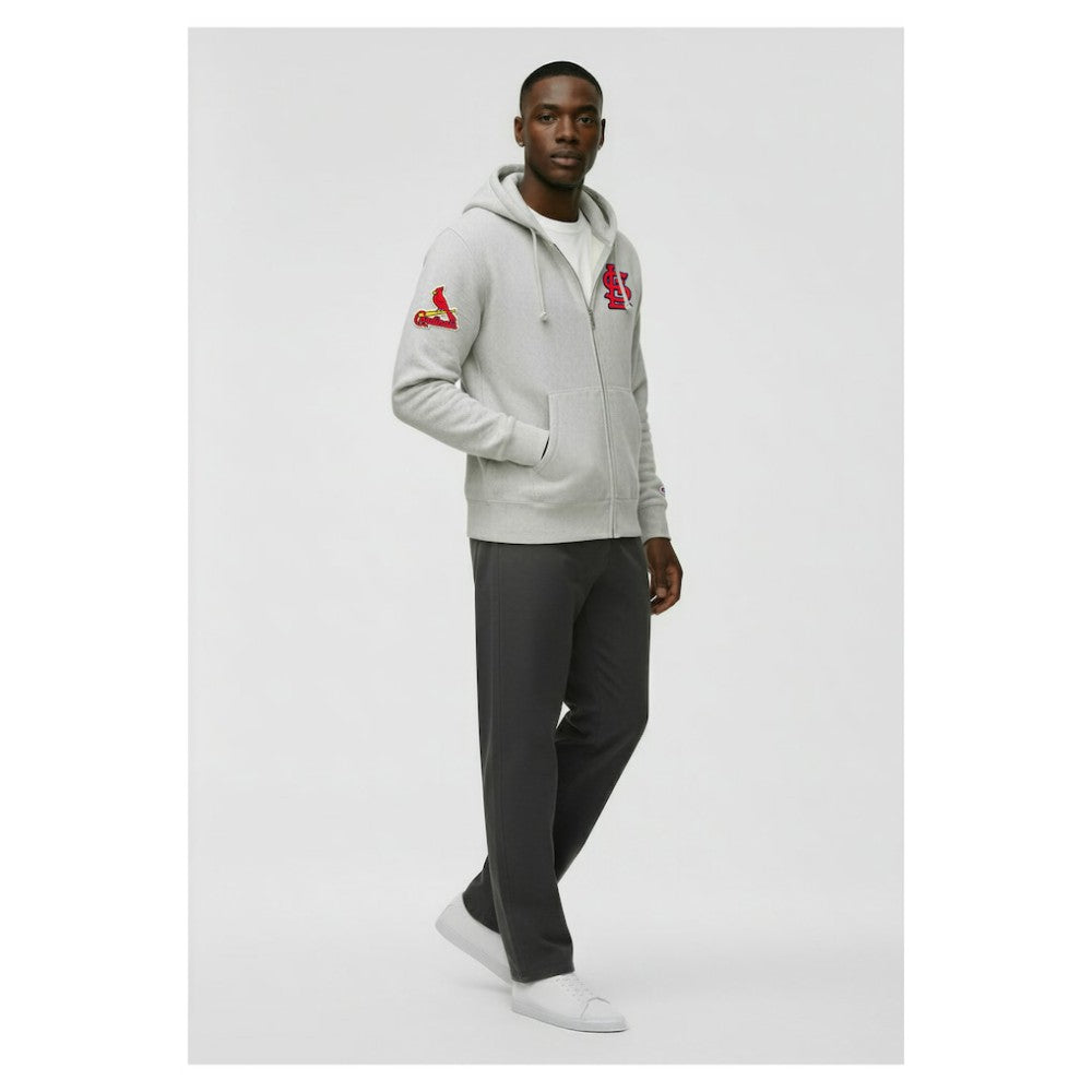St. Louis Cardinals Champion Reverse Weave Chenille Full-Zip Hoodie Outlet
