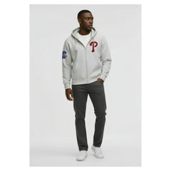 Philadelphia Phillies Champion Reverse Weave Chenille Full-Zip Hoodie Online