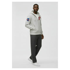 Philadelphia Phillies Champion Reverse Weave Chenille Full-Zip Hoodie Online