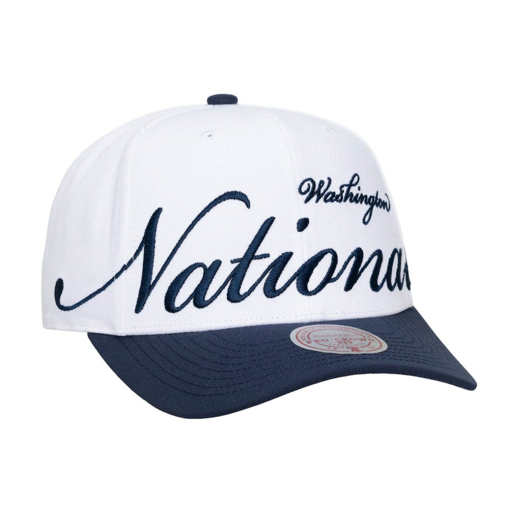 Washington Nationals Mitchell & Ness Unisex XL Script Pro Crown Adjustable Hat for sale