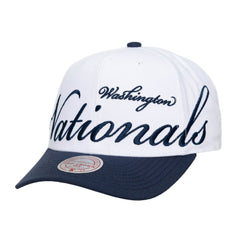 Washington Nationals Mitchell & Ness Unisex XL Script Pro Crown Adjustable Hat for sale