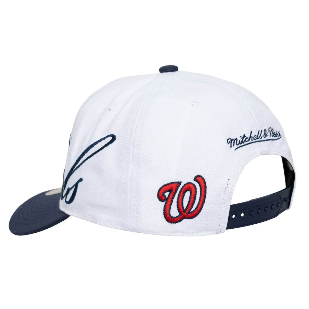 Washington Nationals Mitchell & Ness Unisex XL Script Pro Crown Adjustable Hat for sale