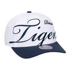 Detroit Tigers Mitchell & Ness Unisex XL Script Pro Crown Snapback Hat for sale