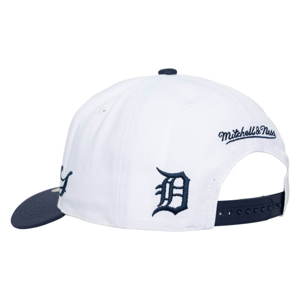 Detroit Tigers Mitchell & Ness Unisex XL Script Pro Crown Snapback Hat for sale