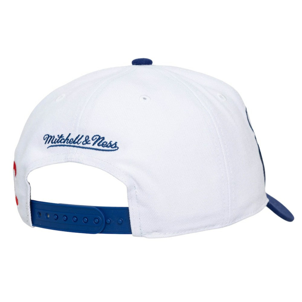 Chicago Cubs Mitchell & Ness Unisex XL Script Pro Crown Snapback Hat Sale