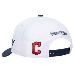 Cleveland Guardians Mitchell & Ness Unisex XL Script Pro Crown Snapback Hat Near Me