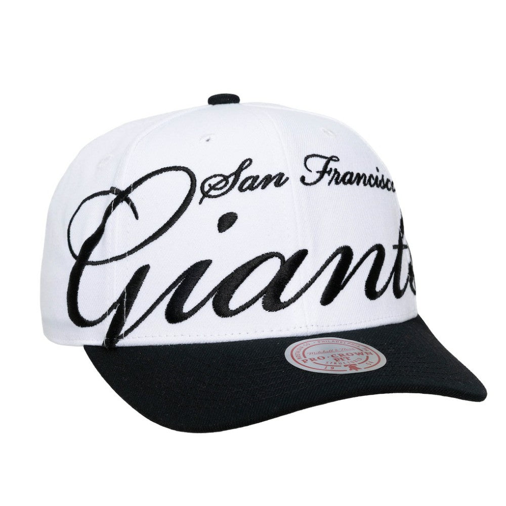 San Francisco Giants Mitchell & Ness Unisex XL Script Pro Crown Adjustable Hat for sale