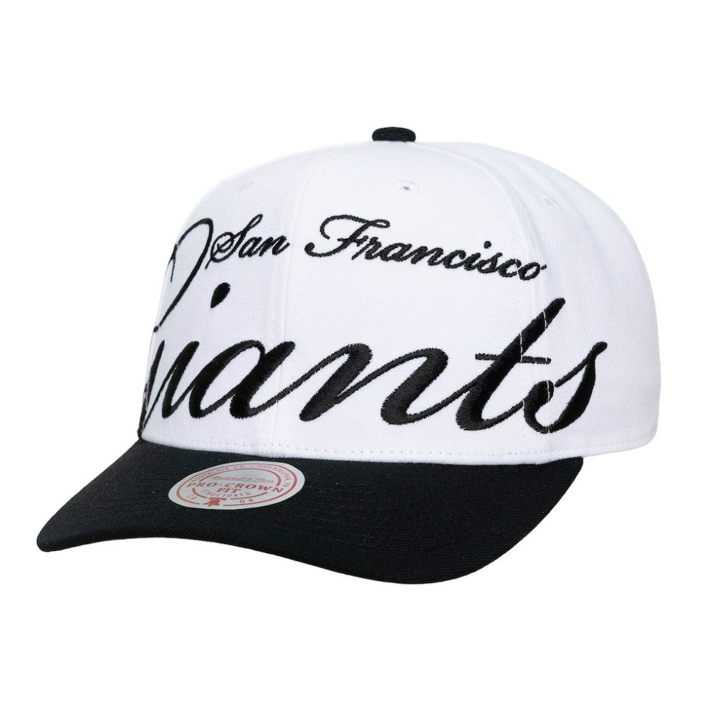 San Francisco Giants Mitchell & Ness Unisex XL Script Pro Crown Adjustable Hat for sale