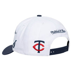 Minnesota Twins Mitchell & Ness Unisex XL Script Pro Crown Adjustable Hat Sale