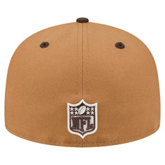 Arizona Cardinals New Era Two-Tone Walnut 59FIFTY Fitted Hat - Light Brown/Dark Brown - NFL